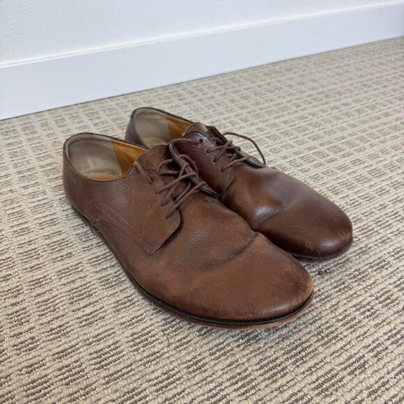 Vivobarefoot vintage brown leather oxford shoes main image 5